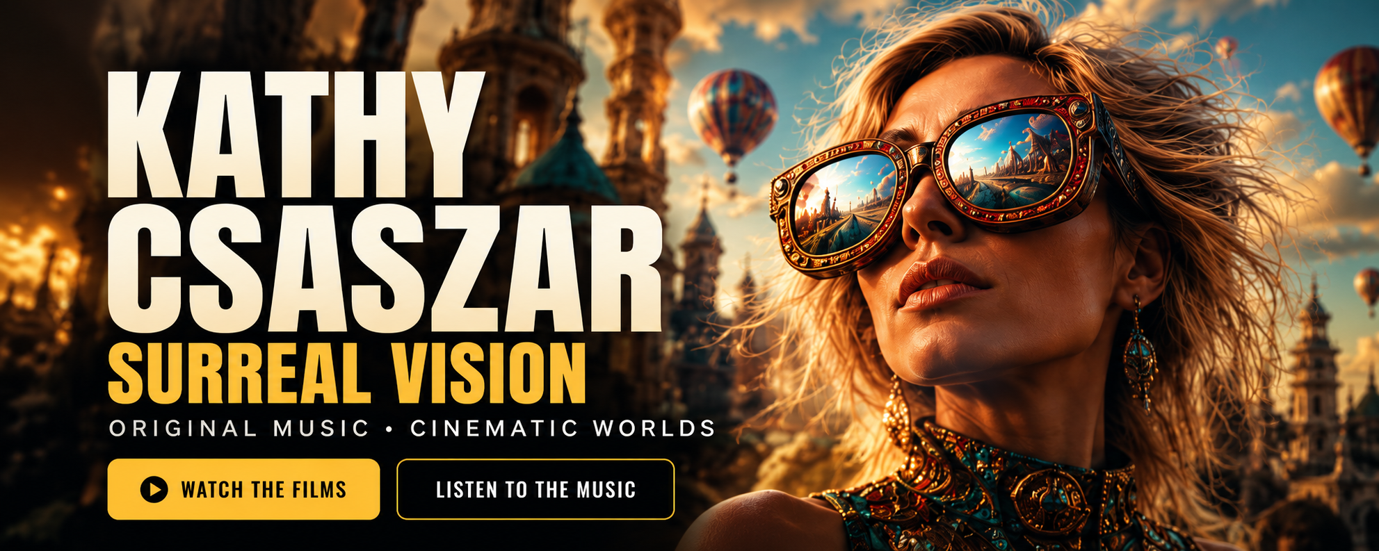Kathy Csaszar — Surreal Vision. Original music, cinematic worlds.